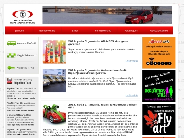 RED Cab, Rīgas Taksometru parks, AS